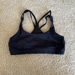 ALO Yoga Black Strappy Sports Bra